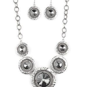 Global Glamour - Silver Necklace - Paparazzi Accessories